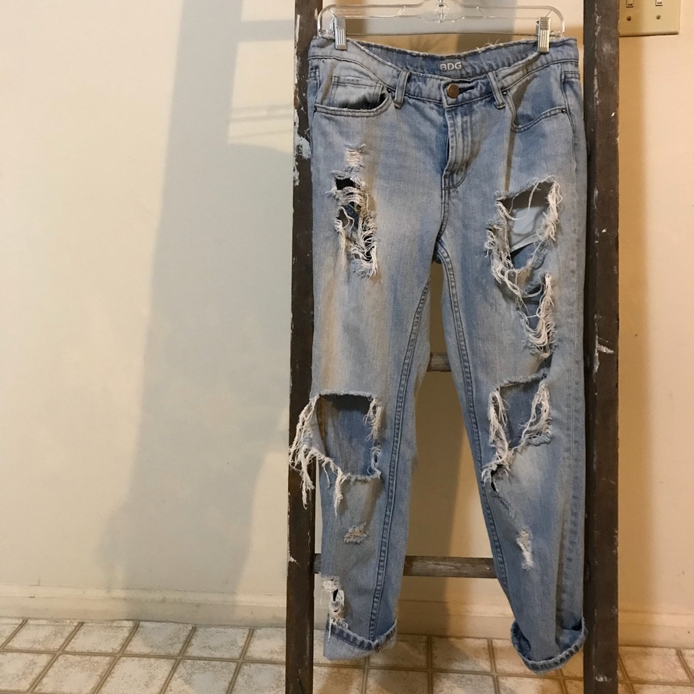 Urban Outfitters BDG tipped boyfriend jeans
